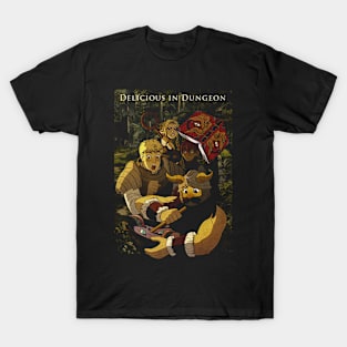 Manga: "A Fantasy Gourmet Adventure!" Delicious in Dungeon T-Shirt
